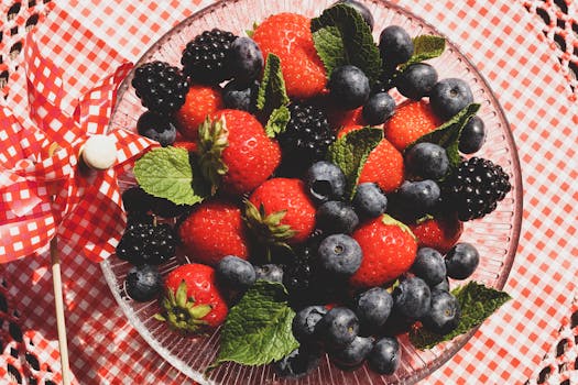 vibrant mixed berries in a bowl