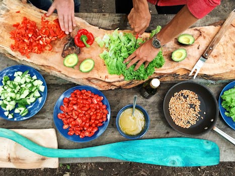 prepped healthy meals