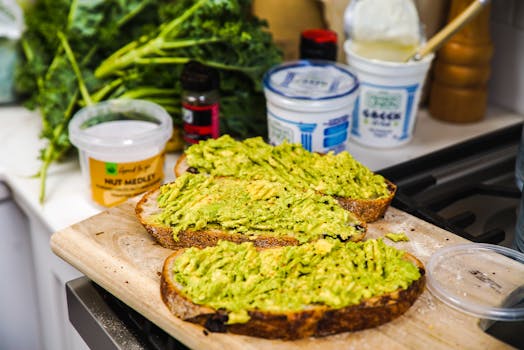 spread of healthy snacks on a table