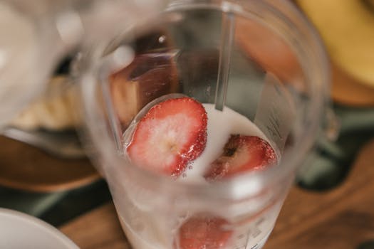 smoothie preparation