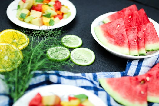 colorful assortment of salads