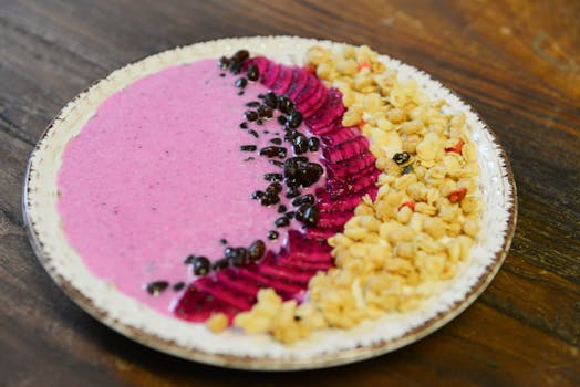 colorful smoothie bowl