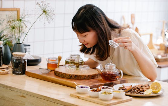 cold brew green tea preparation