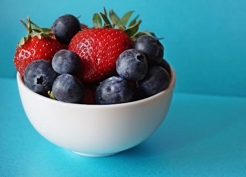 blueberries in a bowl