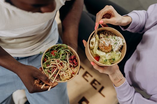 colorful salad bowl