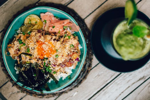 a delicious ketogenic meal featuring avocado and salmon