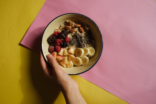 colorful chia seed pudding